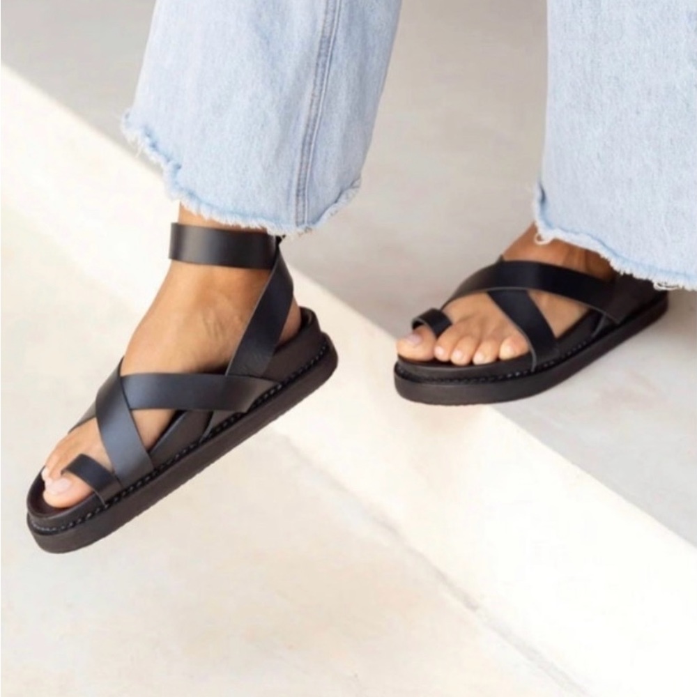Liberté Platformed Sandals Size 8
